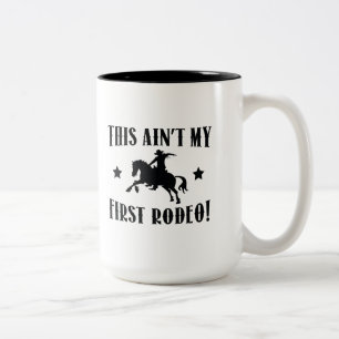 Tasse 2 Couleurs Ce n'est pas mon premier rodéo !