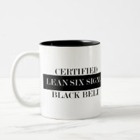 Ceinture noire Lean Six Sigma certifiée 11oz