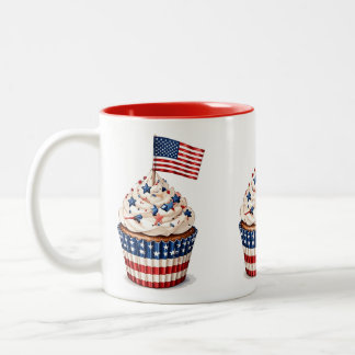 Tasse 2 Couleurs Célébration patriotique des 250 ans des États-Unis