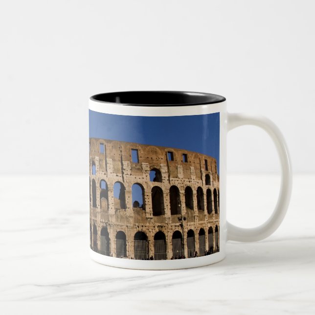 Tasse 2 Couleurs Célèbre Colisée de Rome Italie Lieu historique 2 (Droit)