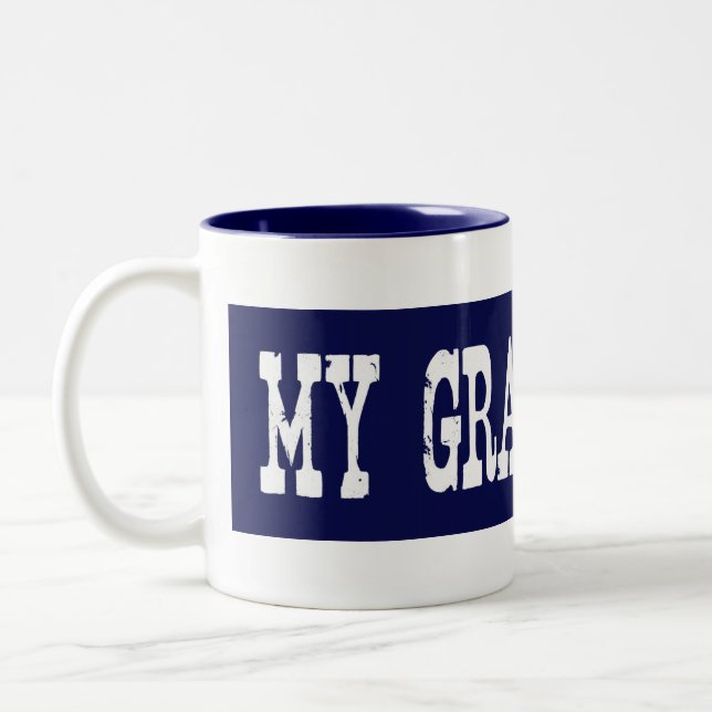 Tasse 2 Couleurs Célèbre mon herbe est bleue (Gauche)