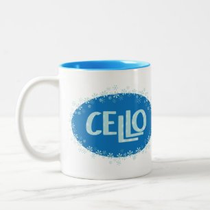 Tasse 2 Couleurs Cello d'hiver