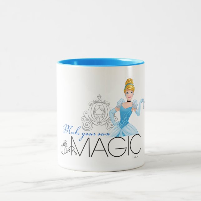 Tasse 2 Couleurs Cendrillon | Faites votre propre magie (Centre)