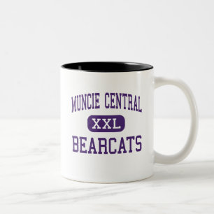 Tasse 2 Couleurs Central de Muncie - Bearcats - haut - Muncie