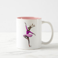 Cerf de ballet en rose