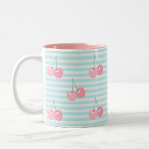 Tasse 2 Couleurs Cerises Roses Été