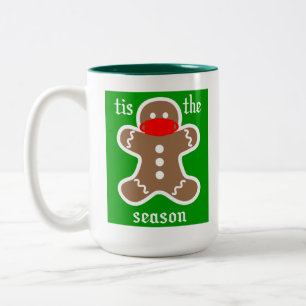 Tasse 2 Couleurs C'est la saison des masques faciaux mignonette hom