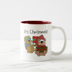 Tasse 2 Couleurs C'est les T-shirts et cadeaux de Noël