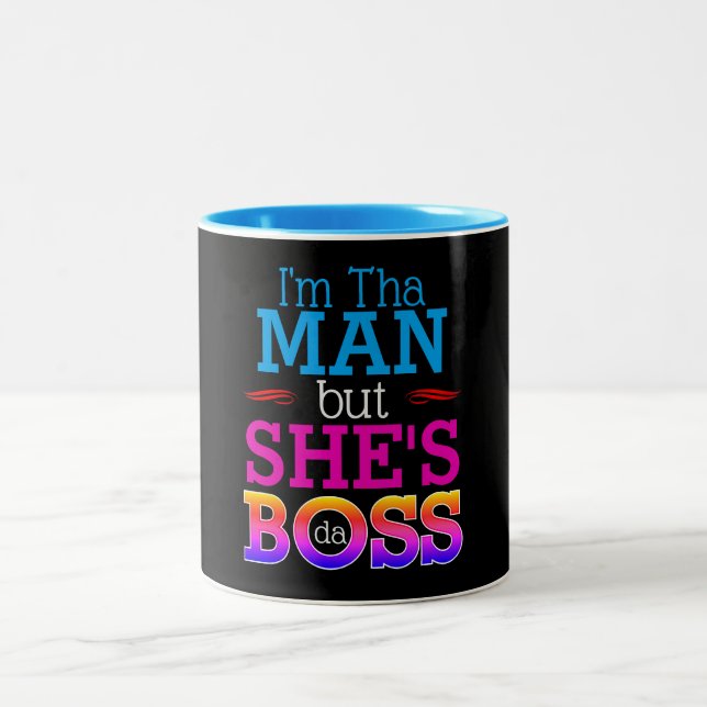 Tasse 2 Couleurs C'est moi, mais c'est la BOSS (Centre)