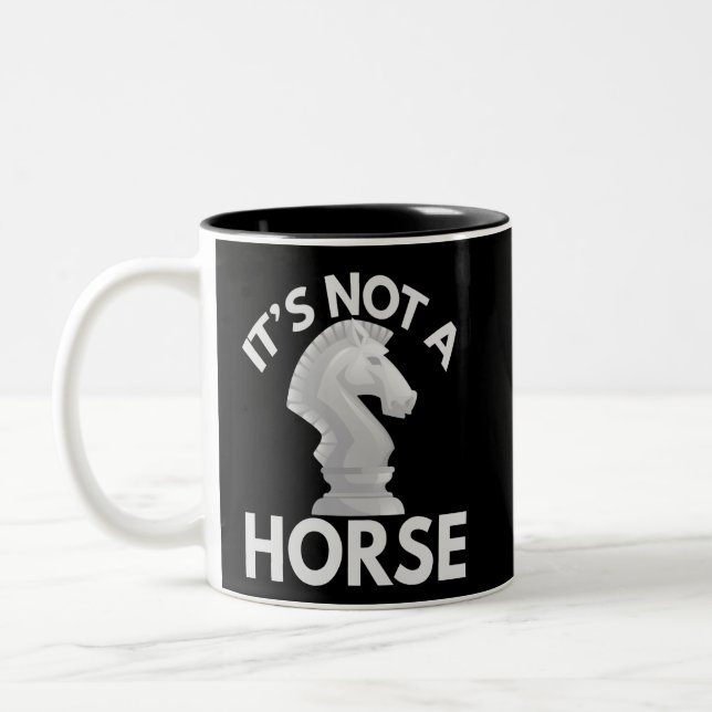 Tasse 2 Couleurs c'est Not a Horse (Gauche)