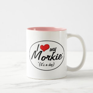 Tasse 2 Couleurs C'est un chien ! J'aime mon Morkie