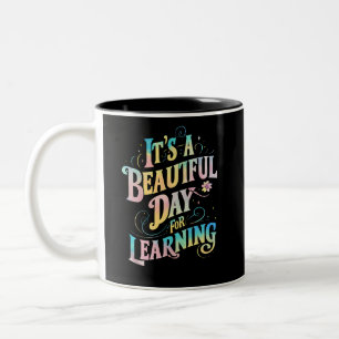 Tasse 2 Couleurs C'est une belle journée pour apprendre à retourner