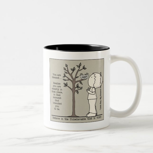 Tasse 2 Couleurs Cet endroit (Droit)