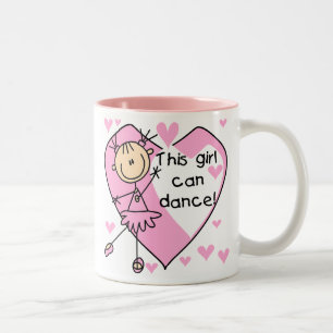Tasse 2 Couleurs Cette fille peut danser le T-shirts et les cadeaux