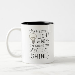 Tasse 2 Couleurs cette petite lumière de ma chanson