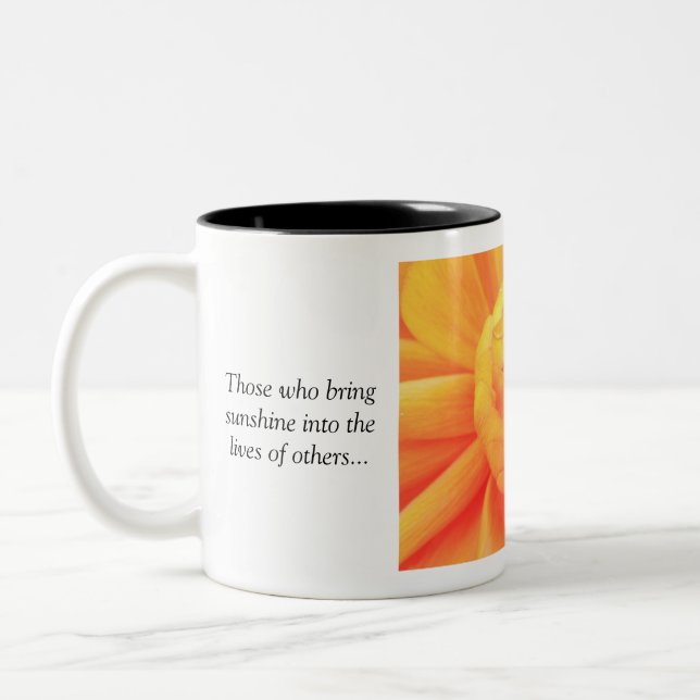 Tasse 2 Couleurs Ceux qui apportent le soleil…. (Gauche)