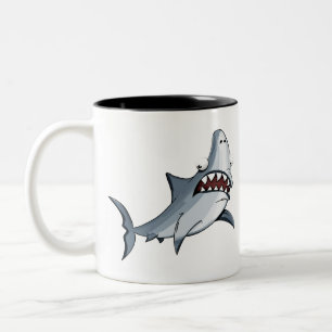 Tasse 2 Couleurs chaîne de conception de requins