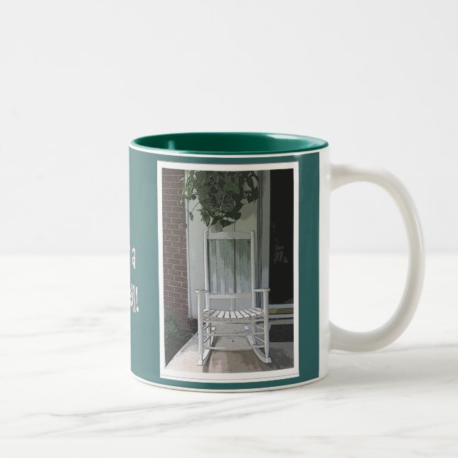 Tasse 2 Couleurs Chaise de basculage (Droit)