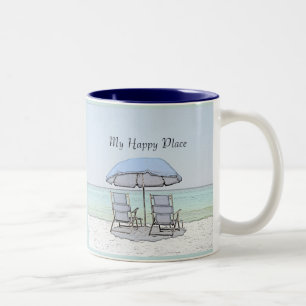 Tasse 2 Couleurs Chaises de plage