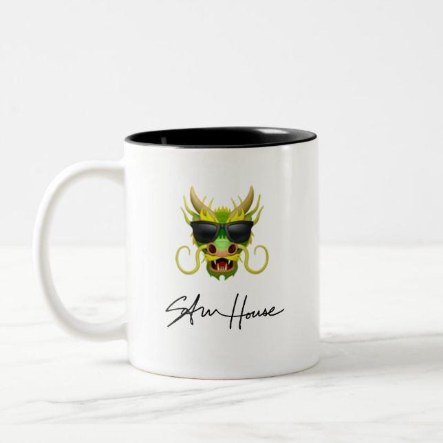 Tasse 2 Couleurs Chambre de Sam de dragon (Gauche)