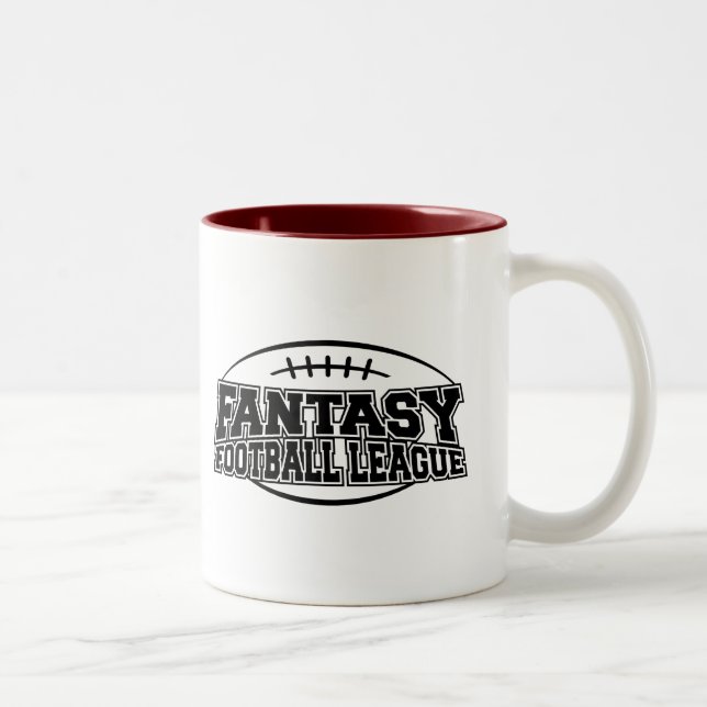 Tasse 2 Couleurs Championnat d'Imaginaire de football (Droit)