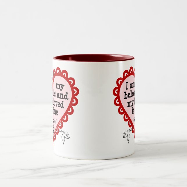 Tasse 2 Couleurs Chanson de Salomon 6:3 (Centre)