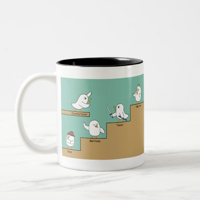 Tasse 2 Couleurs chanteur d'opéra (Gauche)