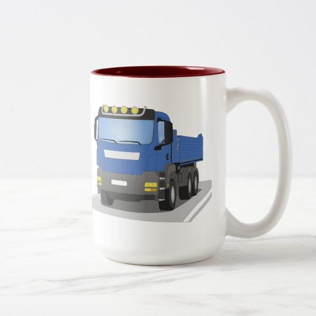 Tasse 2 Couleurs Chantiers bleus (Droit)