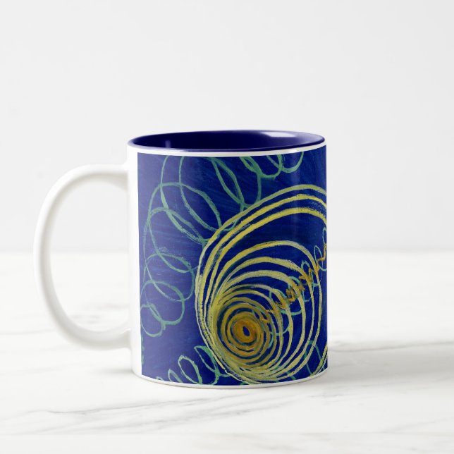 Tasse 2 Couleurs Chaos Primordial par Hilma af Klint (Gauche)