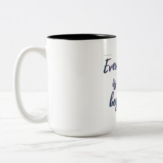 Tasse 2 Couleurs Chaque fin est un nouveau début