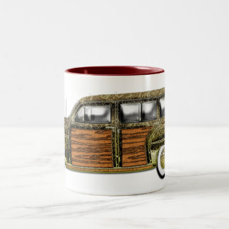 Tasse 2 Couleurs Chariot de station classique de Woody