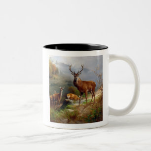 Tasse 2 Couleurs Chasse aux cerfs Camping nature