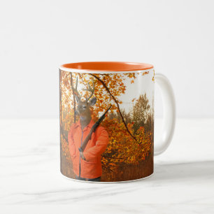Tasse 2 Couleurs Chasseur de cerfs au fusil