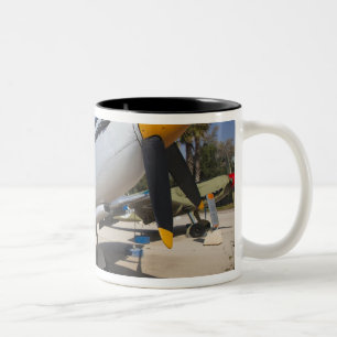 Tasse 2 Couleurs Chasseur Spitfire de construction britannique