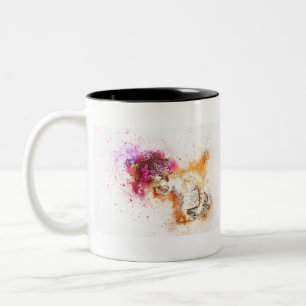 Tasse 2 Couleurs Chat 1