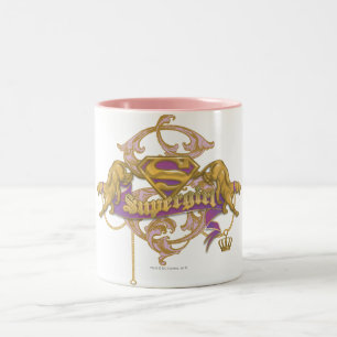 Tasse 2 Couleurs Chat d'or 2 de Supergirl