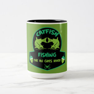 Tasse 2 Couleurs Chat Fishing Au Gres