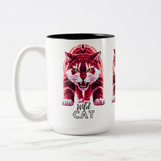 Tasse 2 Couleurs Chat sauvage