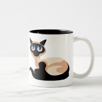 Tasse 2 Couleurs Chat siamois