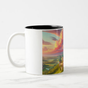 Tasse 2 Couleurs Château de FairyTale coloré
