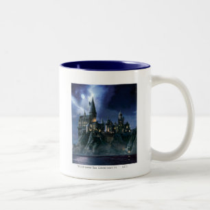 Tasse 2 Couleurs Château Harry Potter   Hogwarts au clair de lune