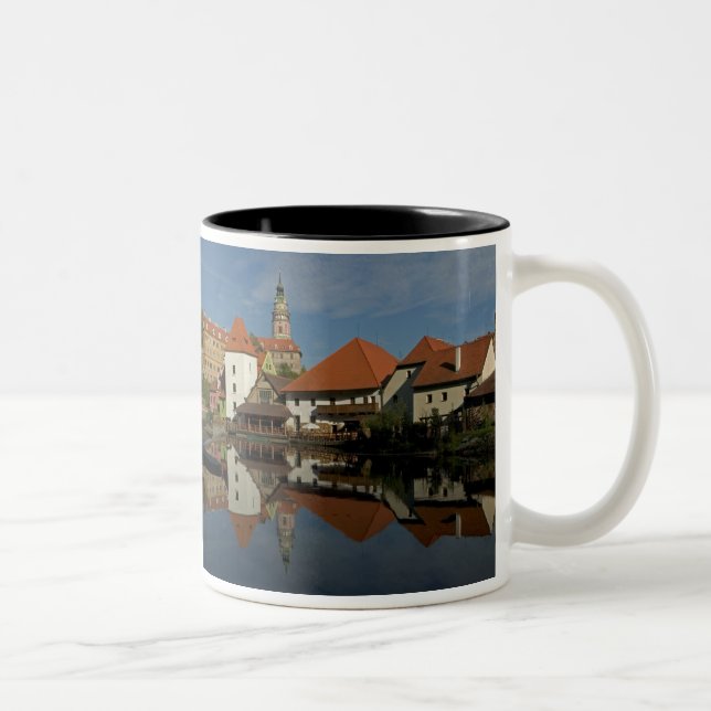 Tasse 2 Couleurs Château, rivière Vltava, Cesky Krumlov, (Droit)