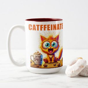 TASSE 2 COULEURS CHATFFEINÉ