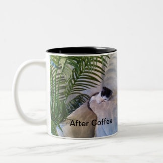 Tasse 2 Couleurs Chaton Café