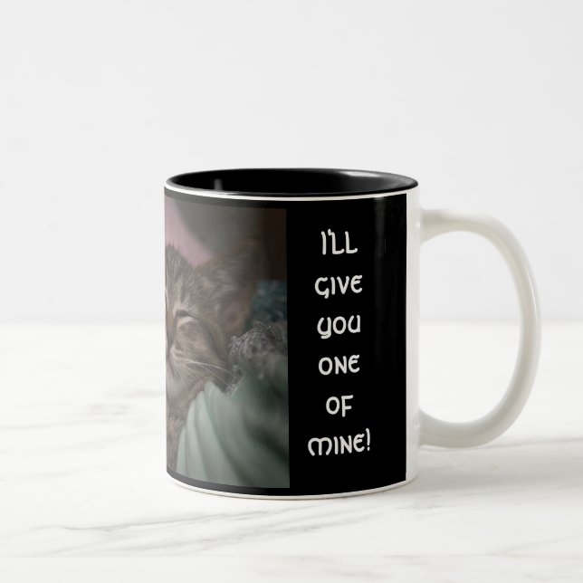 TASSE 2 COULEURS CHATON DE SOURIRE (Droit)