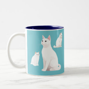 Tasse 2 Couleurs Chats durs