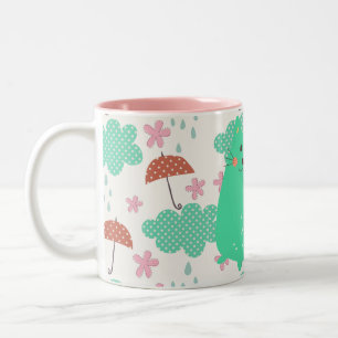 Tasse 2 Couleurs Chats en pluie