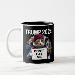 Tasse 2 Couleurs Chats Ne Me Mangez Pas Pour Trump 2024 