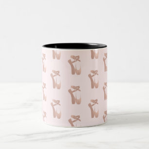 Tasse 2 Couleurs Chaussons Ballerina Rose Or