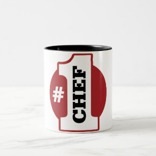Tasse 2 Couleurs Chef du numéro 1